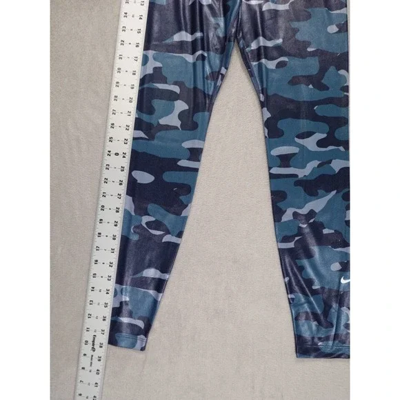 Nike Womens Blue Camo Dri-Fit Leggings Size M - Picture 9 of 15